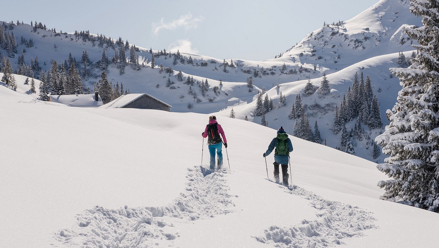 Winterurlaub Tannheimer Tal: Winterwandern Zöblen