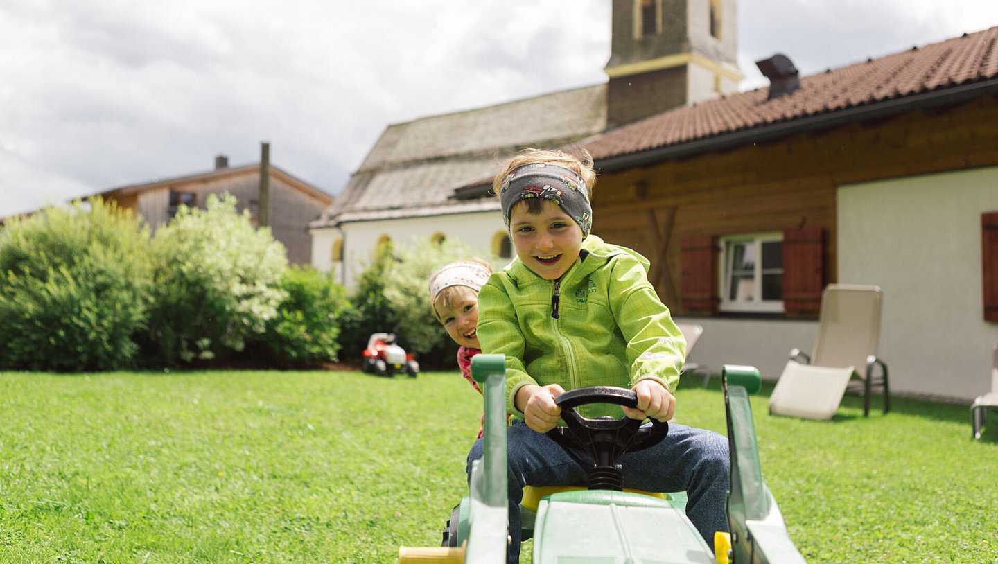 Urlaub am Bauernhof Tannheimertal. Zu Gast im Triendlhof
